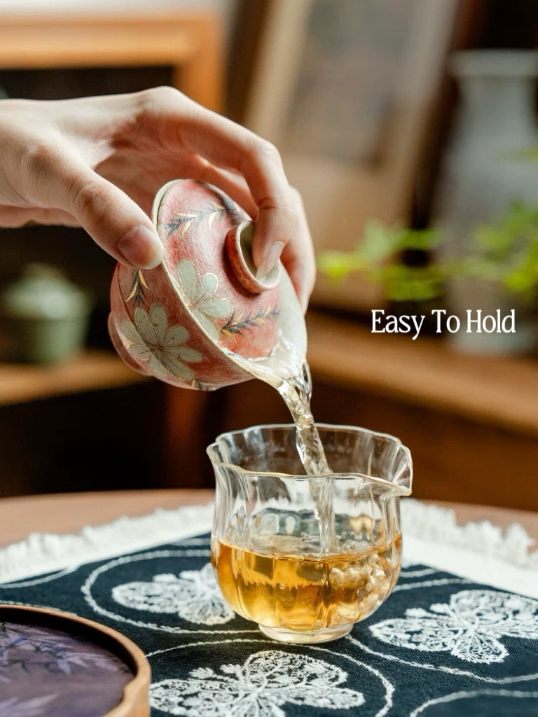 Pomegranate Flame Tea Bowl